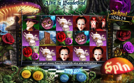Play casino games such as Alice In Wonderland at WinADayCasino.eu!