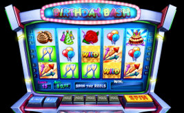 Play casino games such as Birthday Bash at WinADayCasino.eu!