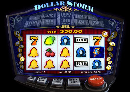 Play casino games such as Dollar Storm at WinADayCasino.eu!