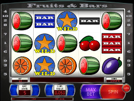 Play casino games such as Fruits And Bars at WinADayCasino.eu!