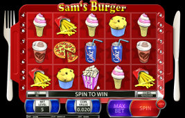 Play casino games such as Sam's Burger at WinADayCasino.eu!