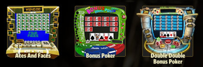 Play video poker games at WinADayCasino.eu!