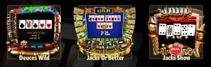 Play video poker casino games at WinADayCasino.eu!