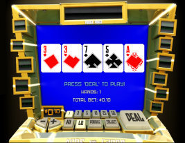 Play Aces And Faces video poker and other casino games at Win A Day Casino!