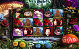 Play casino games such as Alice in Wonderland at WinADayCasino.eu!
