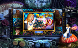 Play casino games such as Alice In Wonderland at WinADayCasino.eu!