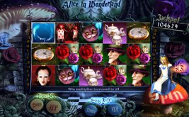 Play casino games such as Alice In Wonderland at WinADayCasino.eu!