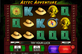 Play casino games such as Aztec Adventure at WinADayCasino.eu!