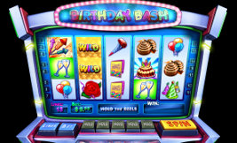 Play casino games such as Birthday Bash at WinADayCasino.eu!