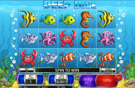 Play casino games such as Deep Blue at WinADayCasino.eu!