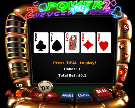 Play no download casino games such as Deuces Wild Video Poker only at Win A Day Casino!