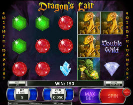 Play casino games such as Dragons' Lair at WinADayCasino.eu!