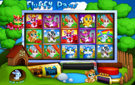 Play instant casino games such as Fluffy Paws at WinADayCasino.eu!
