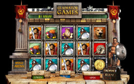 Play casino games such as Gladiator Games at WinADayCasino.eu!