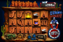 Play no download slot machine games such as Grand Liberty at WinADayCasino.eu!