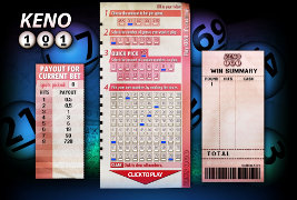 Play casino games such as Keno 101 at WinADayCasino.eu!