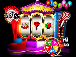 Play Lucky Go Round slot machine and other casino games at Win A Day Casino!
