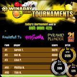 Play slot tournaments at Win A Day no download casino and win daily!