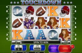 Play casino games such as Touchdown at WinADayCasino.eu!